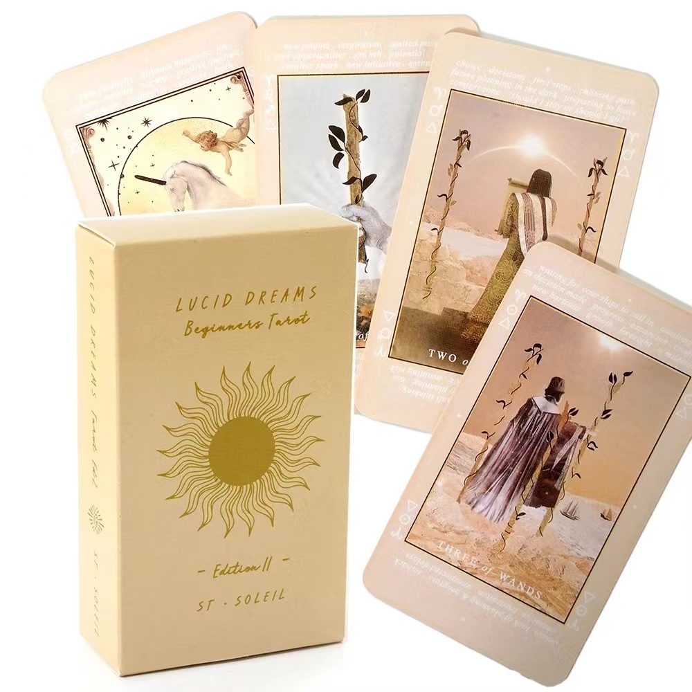 Tarot Cards Deck With Guidebook - Barras de Tarot para principiantes de