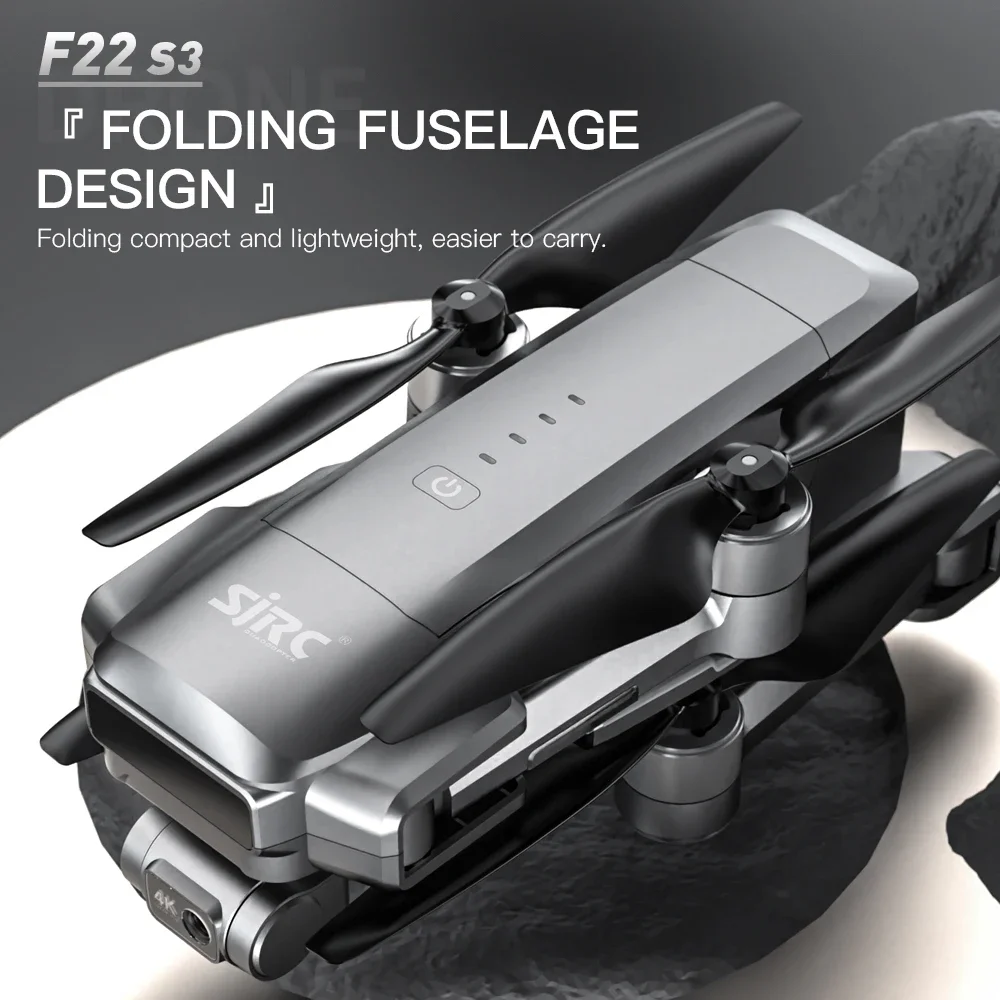 Fpv Brushless Rc Drone 4K - Dron SJRC F22 S3 pro plegable