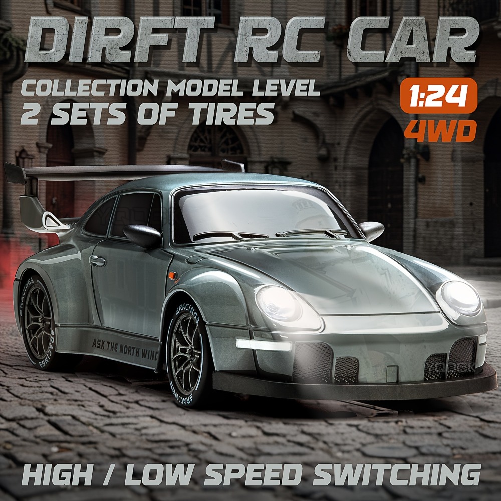 Rc Drift Car 1 24 Scale 4Wd - Coche teledirigido de 2,4G RC Drift