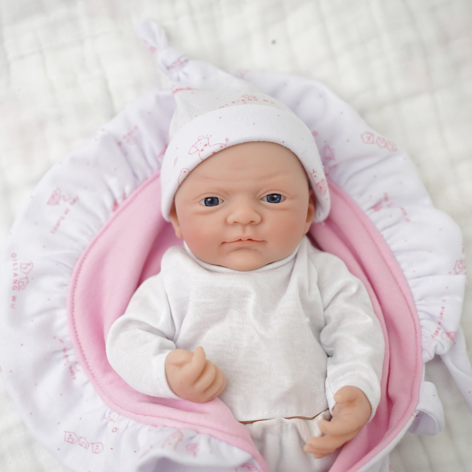 Reborn Baby Doll Silicone Realistic - Muñeca bebé de silicona de cuerpo