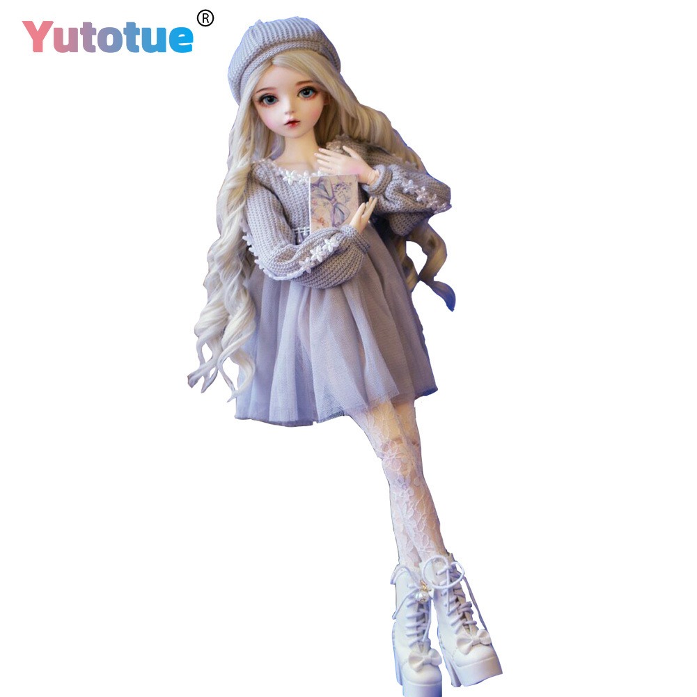 Bjd Doll 1 6 Full Set With Clothes - YUTOTUE-Muñeca BJD ensamblada de 60cm para