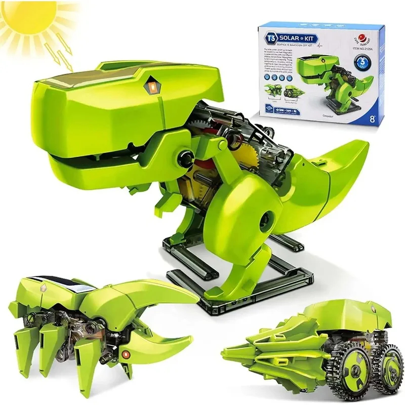 Stem Solar Robot Kit For Kids - Kit de Robot Solar 3 en