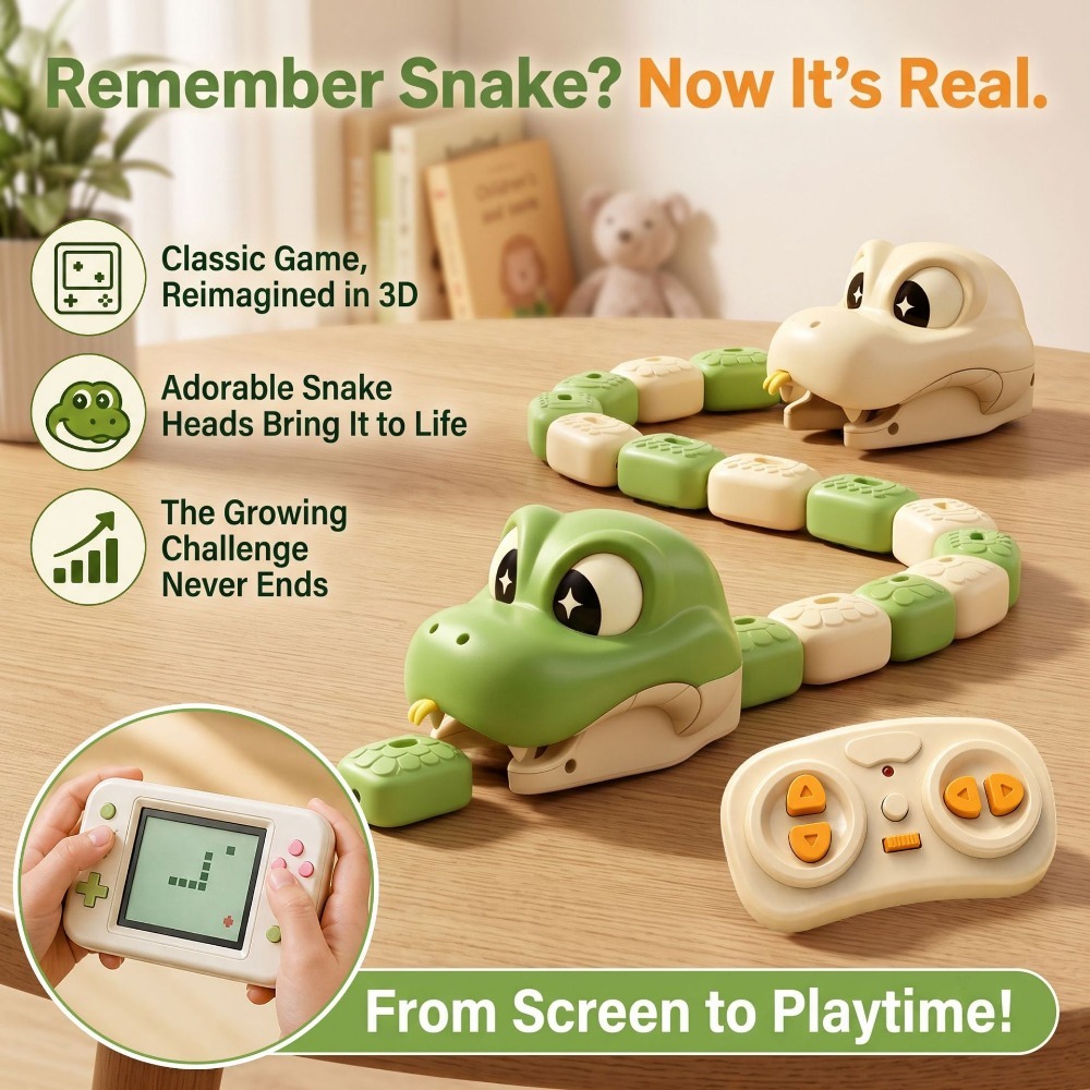 Educational Toys - Juguete de Serpiente Magnética con Control
