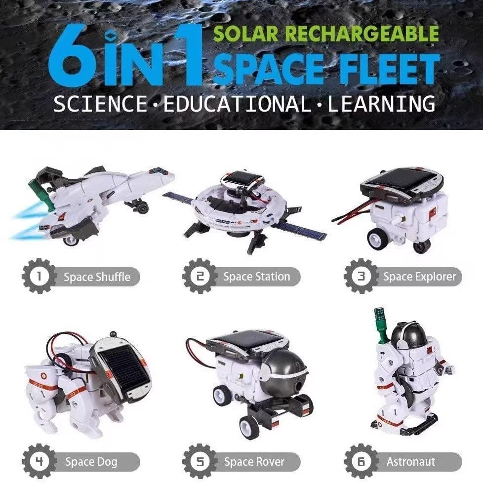 Stem Solar Robot Kit For Kids - Kit de Robot Solar STEM 12