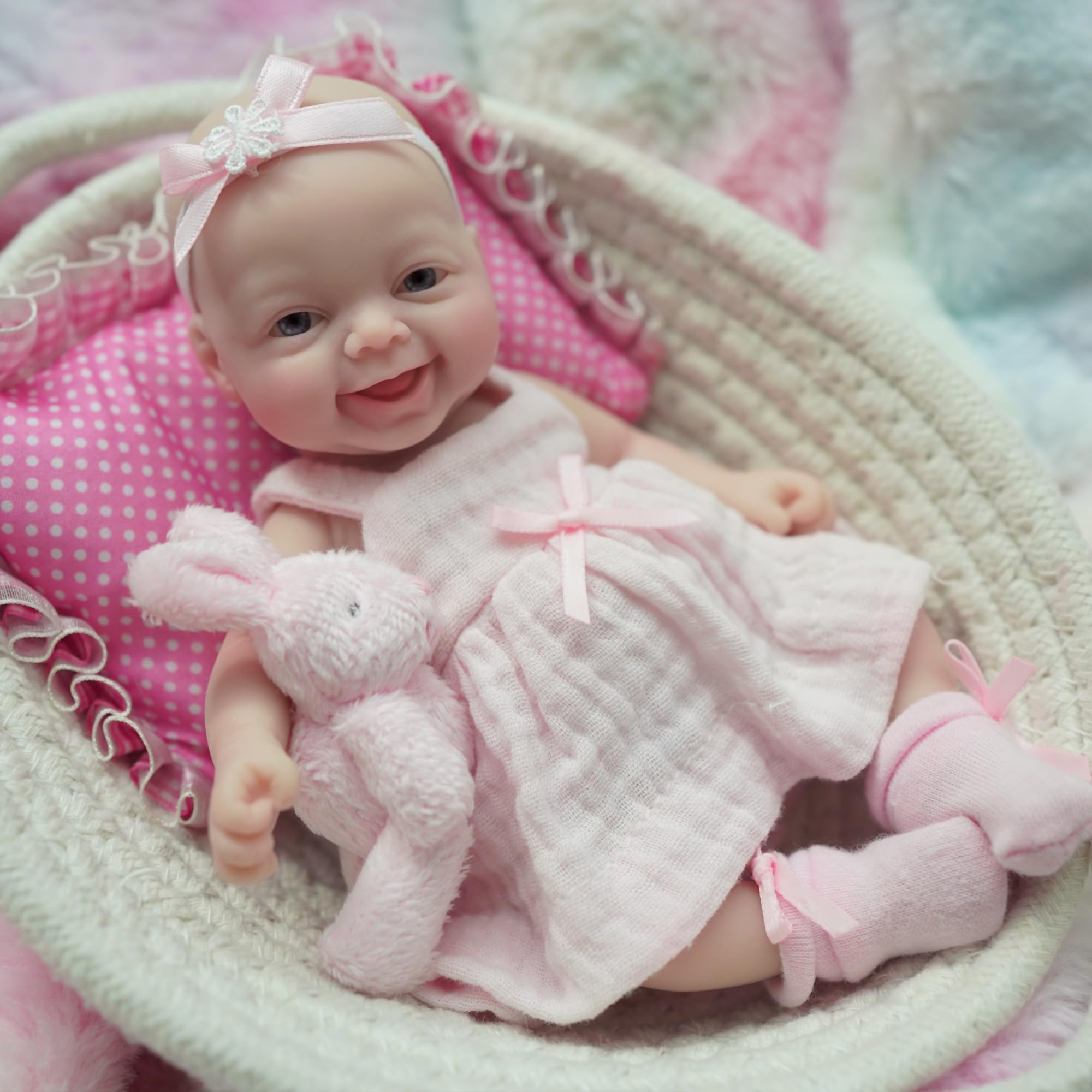 Muñeca Reborn de Silicona de 7 - Reborn Baby Doll Silicone Realistic reseña y precio