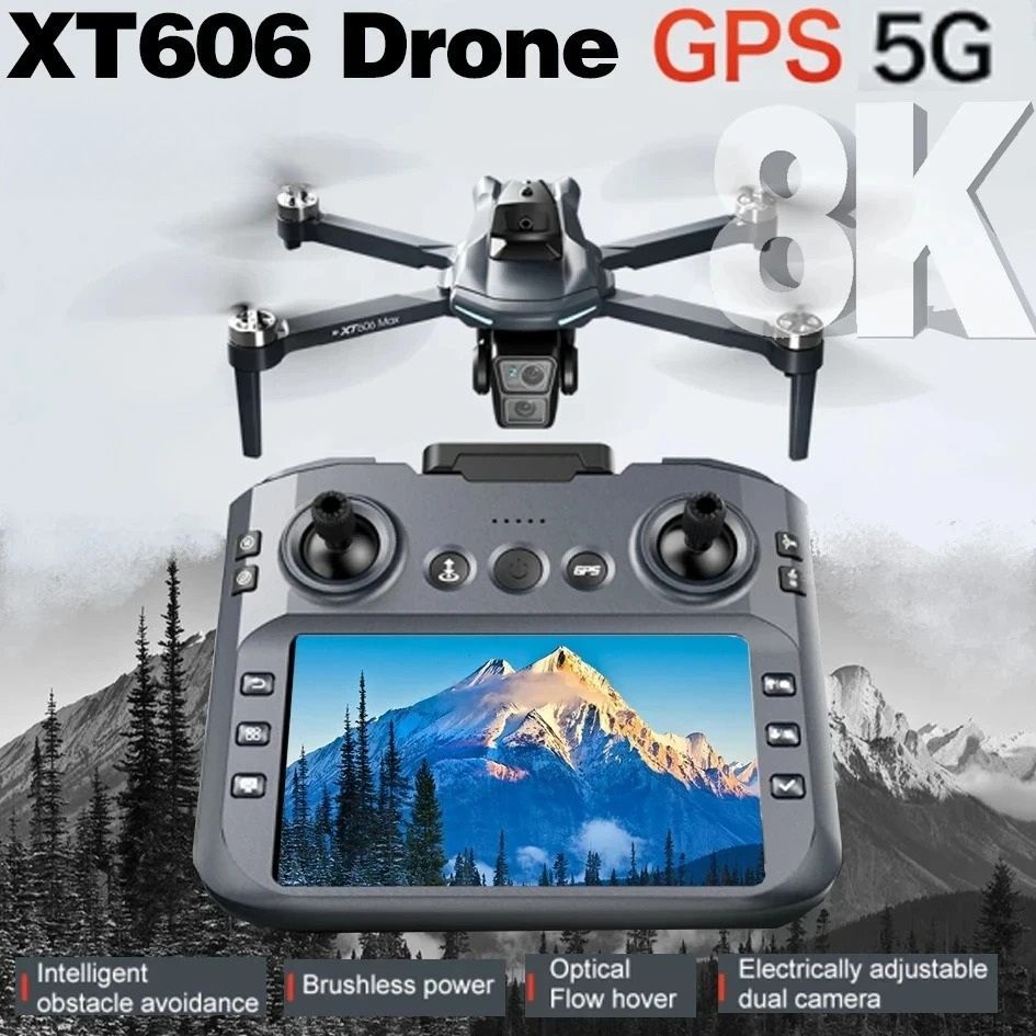 Dron Original XT606 Profesiona - Fpv Brushless Rc Drone 4K reseña y precio