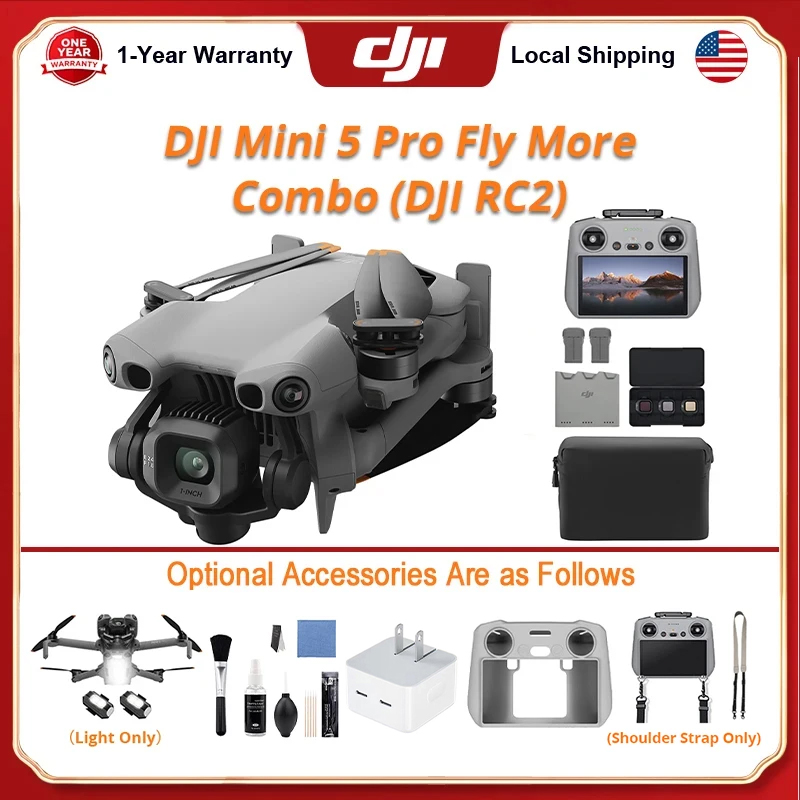 Kit de Drones DJI Mini 5 Pro F - Fpv Brushless Rc Drone 4K reseña y precio