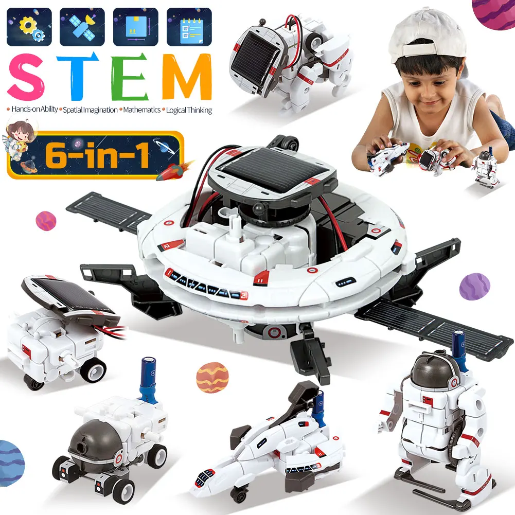 Kits de juguetes de Robot Sola - Stem Solar Robot Kit For Kids reseña y precio