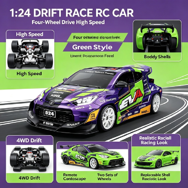 Hongxing Nuevo D24, Coche RC d - Rc Drift Car 1 24 Scale 4Wd reseña y precio
