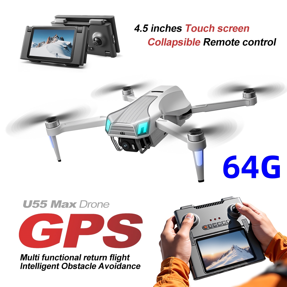 Dron NCZOBOE U55 Profesional c - Fpv Brushless Rc Drone 4K reseña y precio