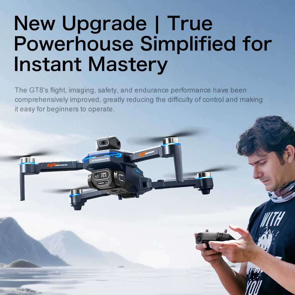 Dron Original GT8 8K Profesion - Fpv Brushless Rc Drone 4K reseña y precio