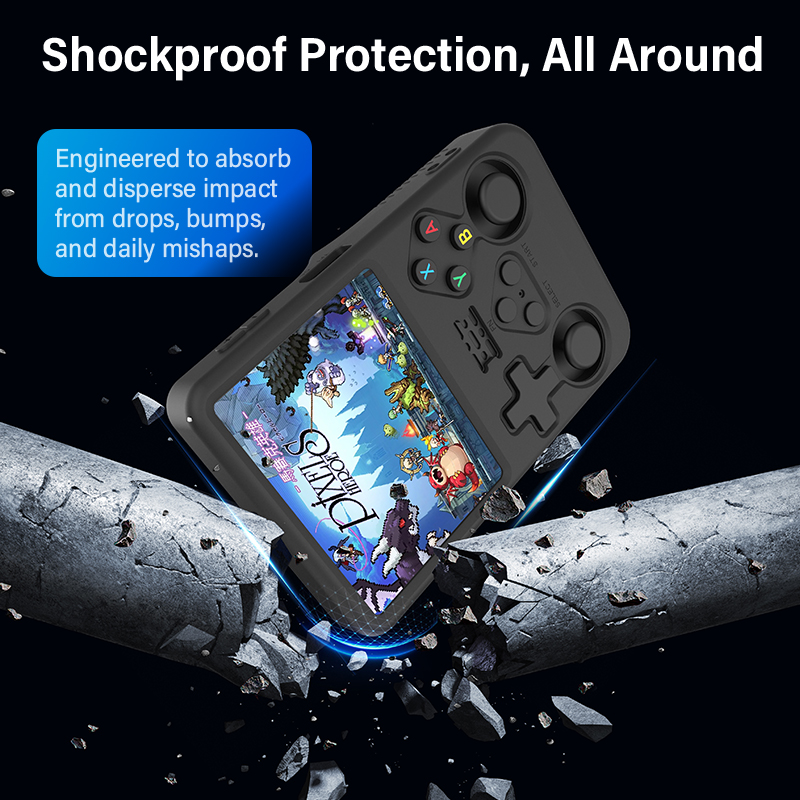 Funda Protectora de Silicona S - Retro Handheld Game Console R36S reseña y precio