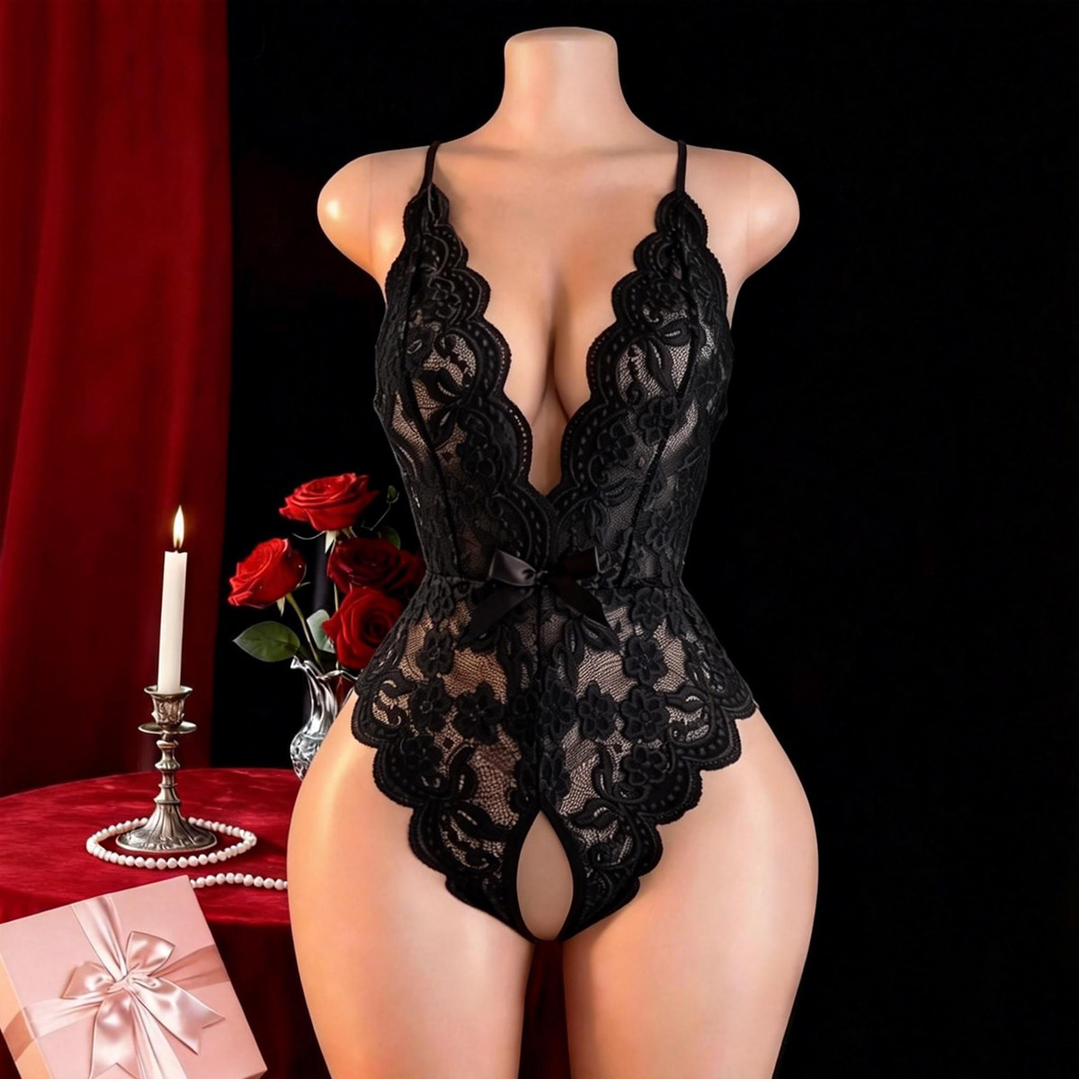 Lencería sexy sin entrepierna  - Dolls reseña y precio