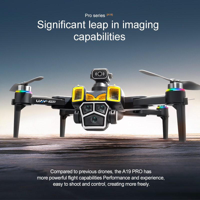Dron A19 PRO original con foto - Fpv Brushless Rc Drone 4K reseña y precio
