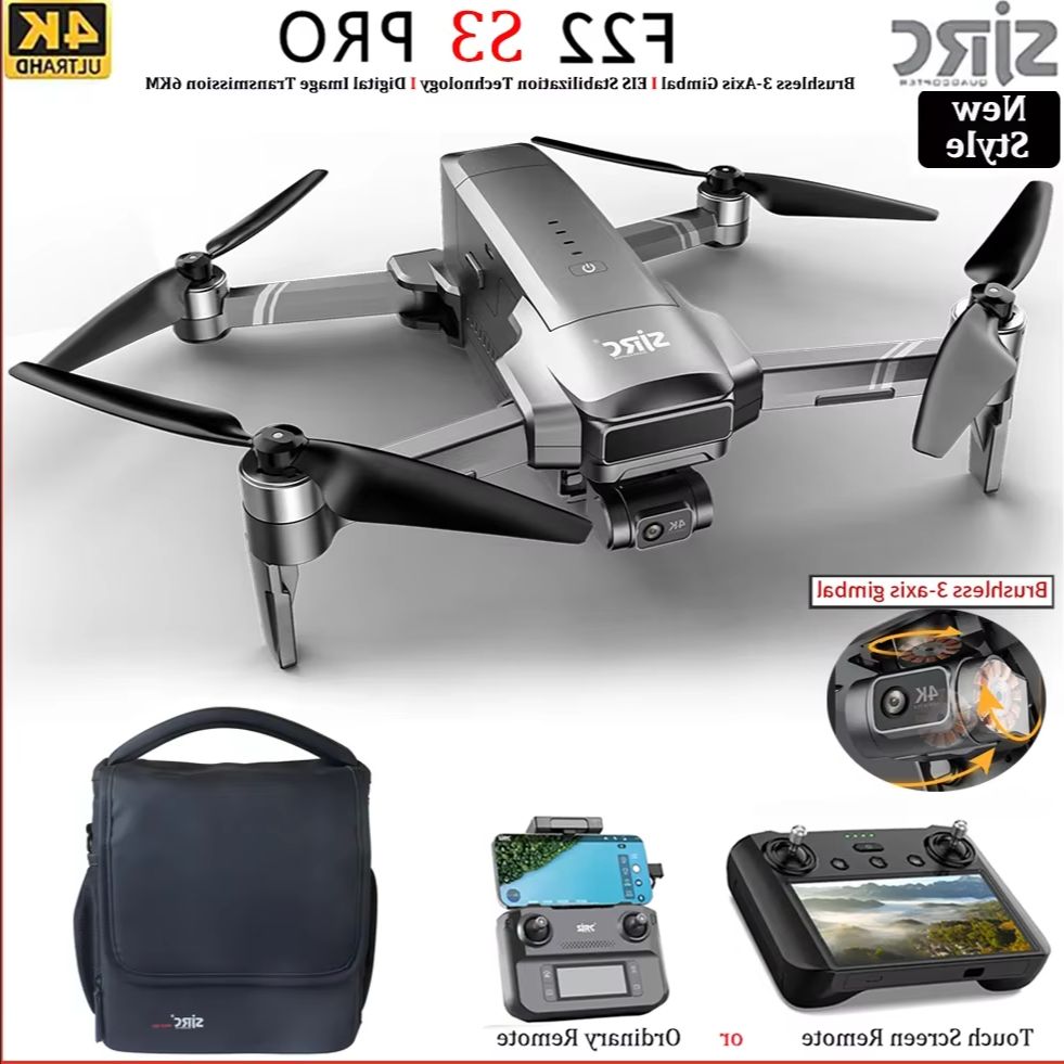 Dron SJRC F22 S3 pro plegable  - Fpv Brushless Rc Drone 4K reseña y precio