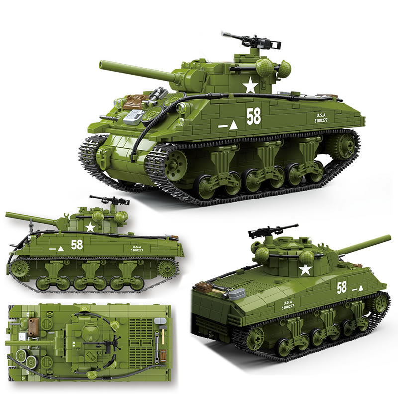 Nuevas armas militares de la S - Lego Compatible Military Tank reseña y precio