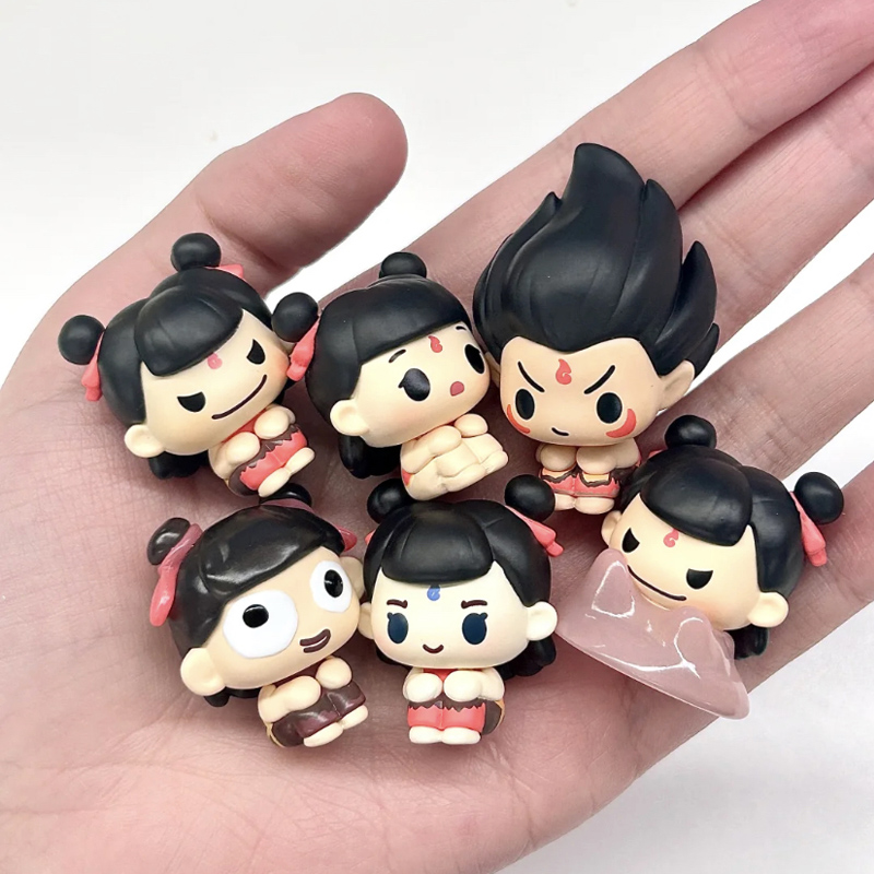 Ne Zha 2 Sit In A Row Series b - Anime Action Figure Blind Box reseña y precio