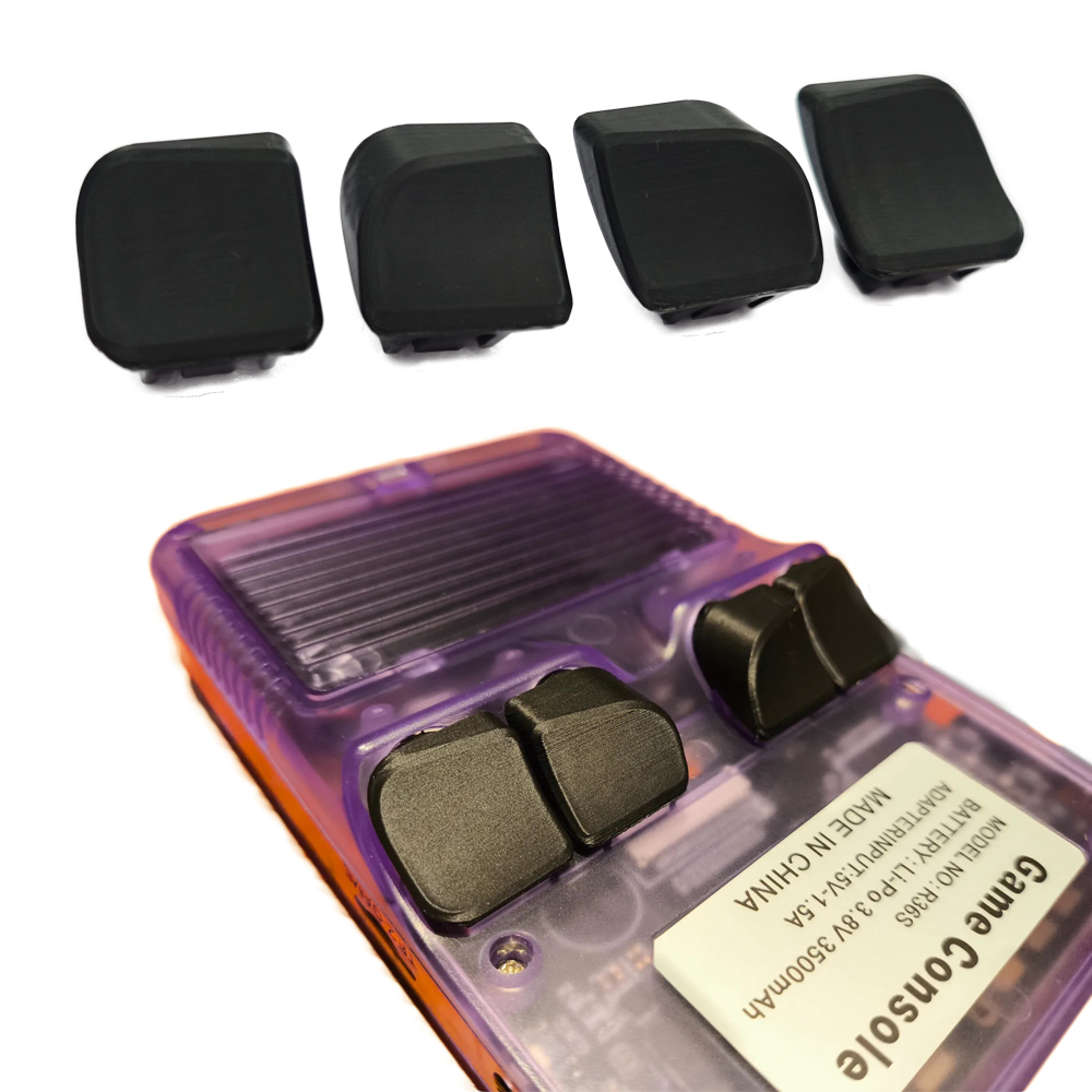 Botones traseros de impresión  - Retro Handheld Game Console R36S reseña y precio