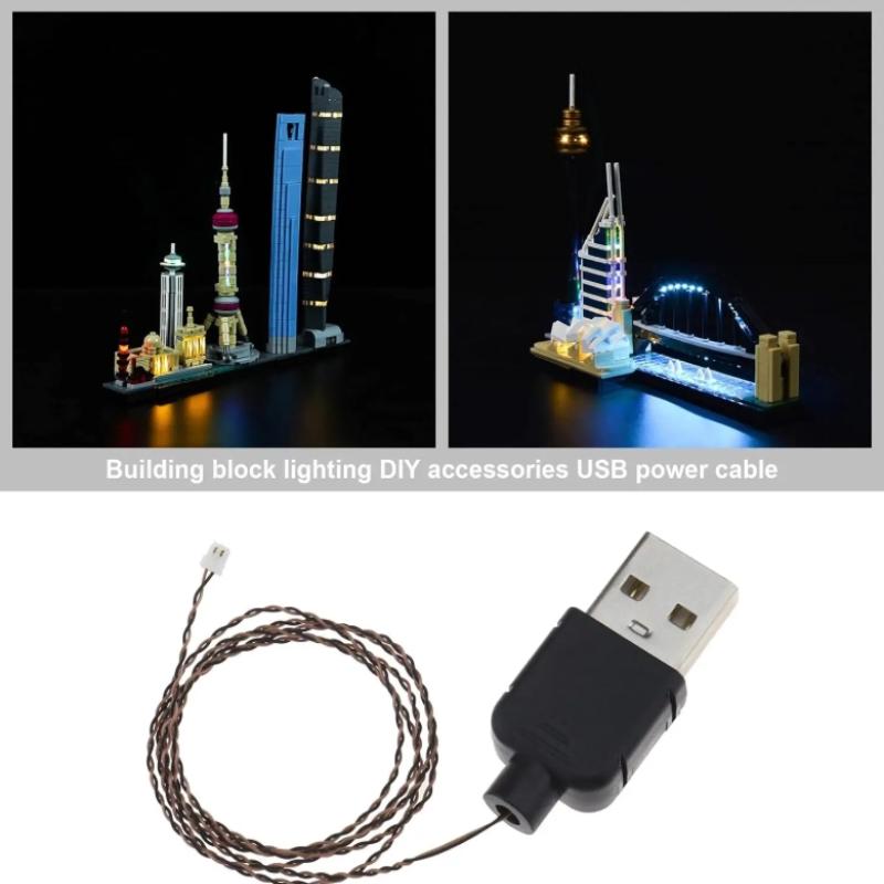 Cable de Alimentación USB de 5 - Building Blocks reseña y precio