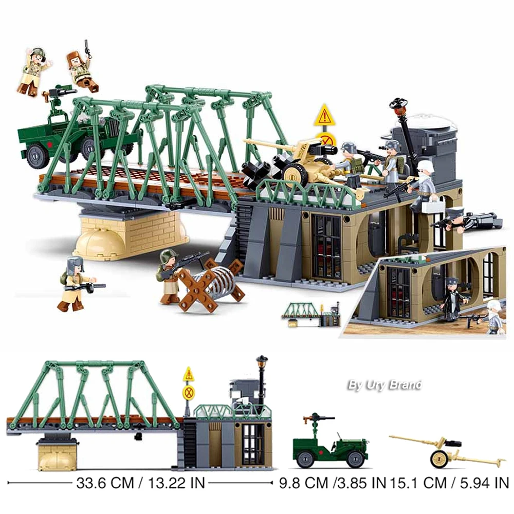 Sluban - Juego de Bloques de C - Lego Compatible Military Tank reseña y precio
