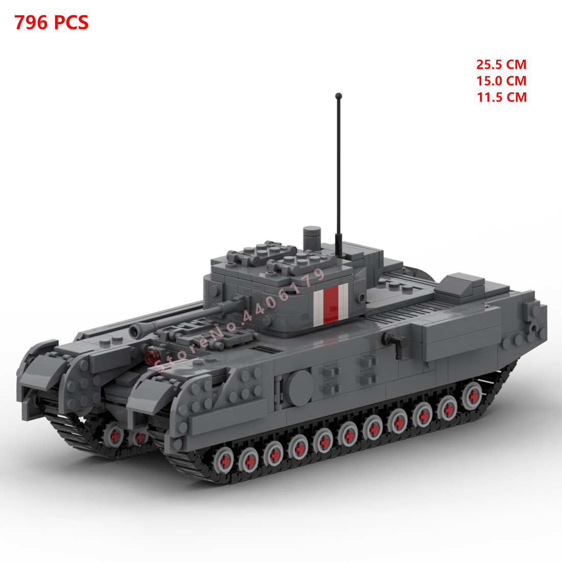 Vehículos de tanque de infante - Lego Compatible Military Tank reseña y precio