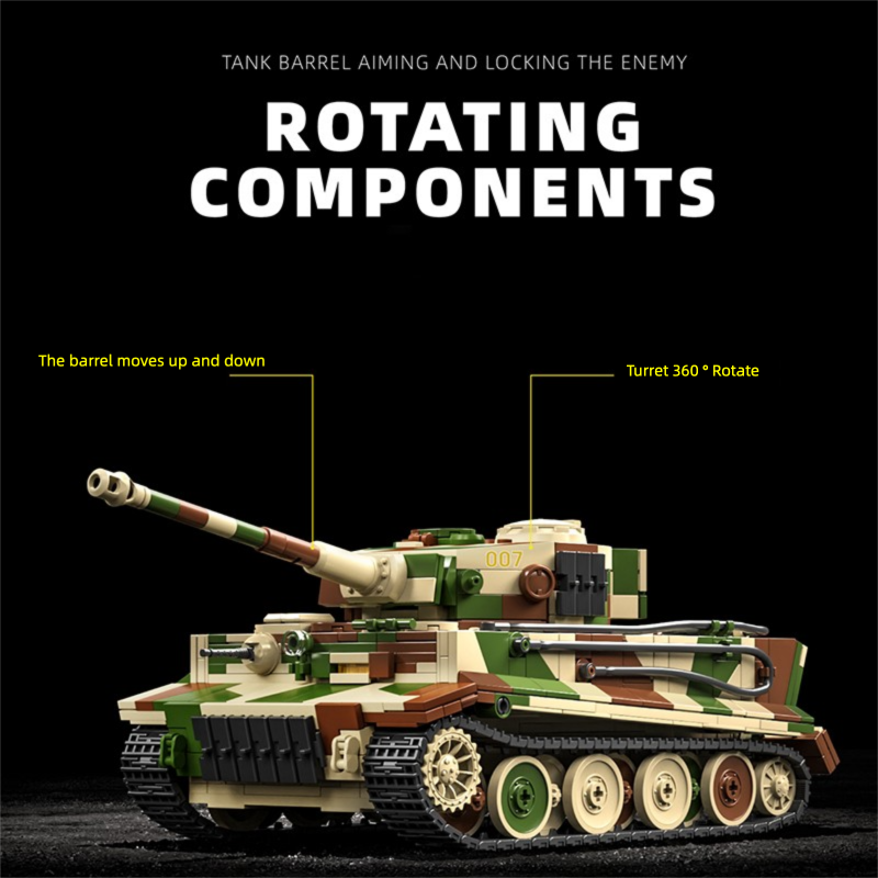 Set de Bloques de Construcción - Lego Compatible Military Tank reseña y precio