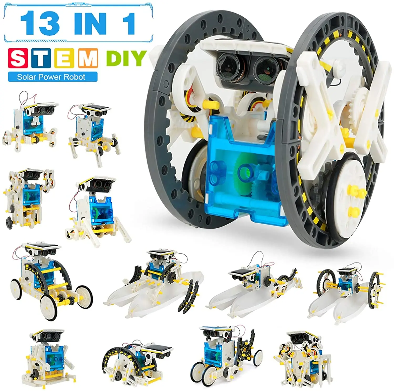 Kit de Robot Solar STEM 12 en  - Stem Solar Robot Kit For Kids reseña y precio