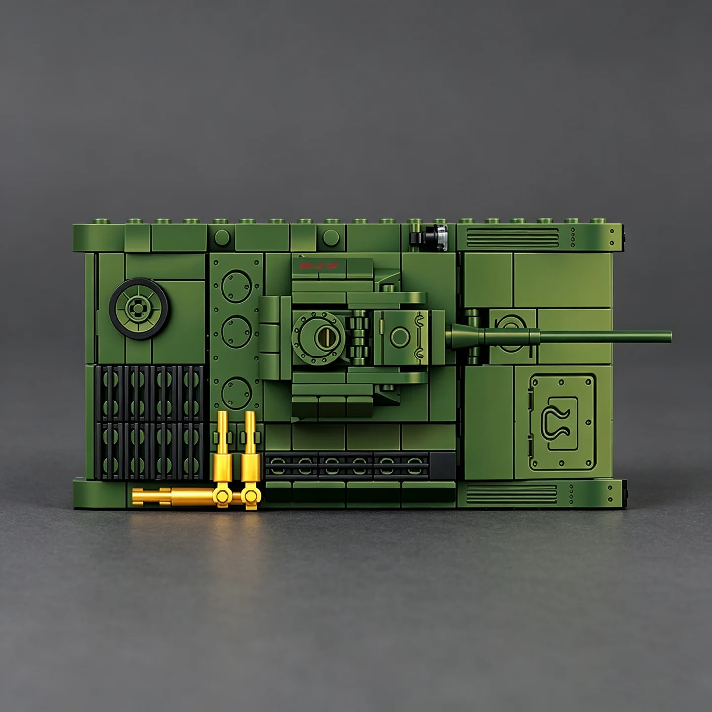 Modelo de Bloques de Construcc - Lego Compatible Military Tank reseña y precio