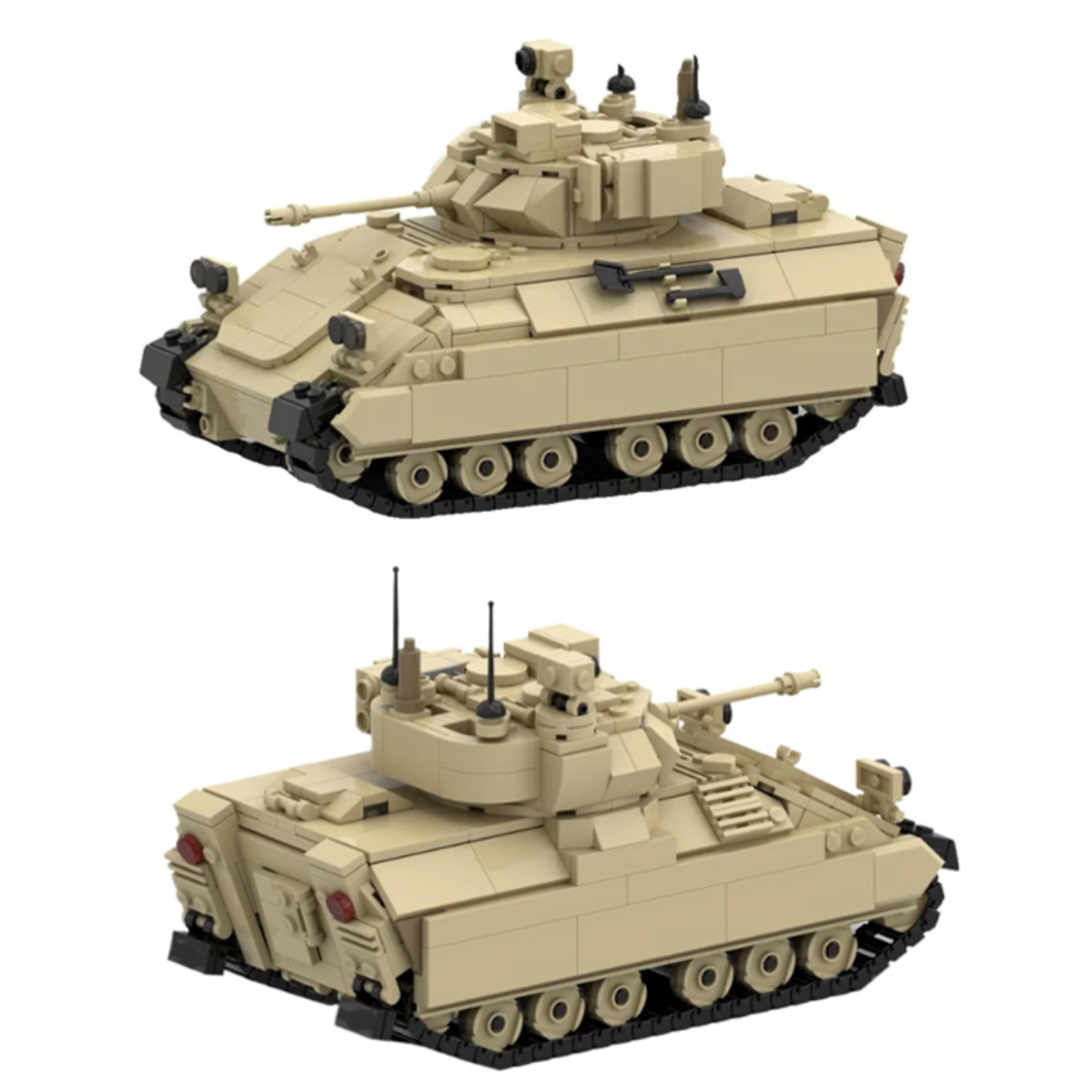 Serie militar MOC, vehículo de - Lego Compatible Military Tank reseña y precio