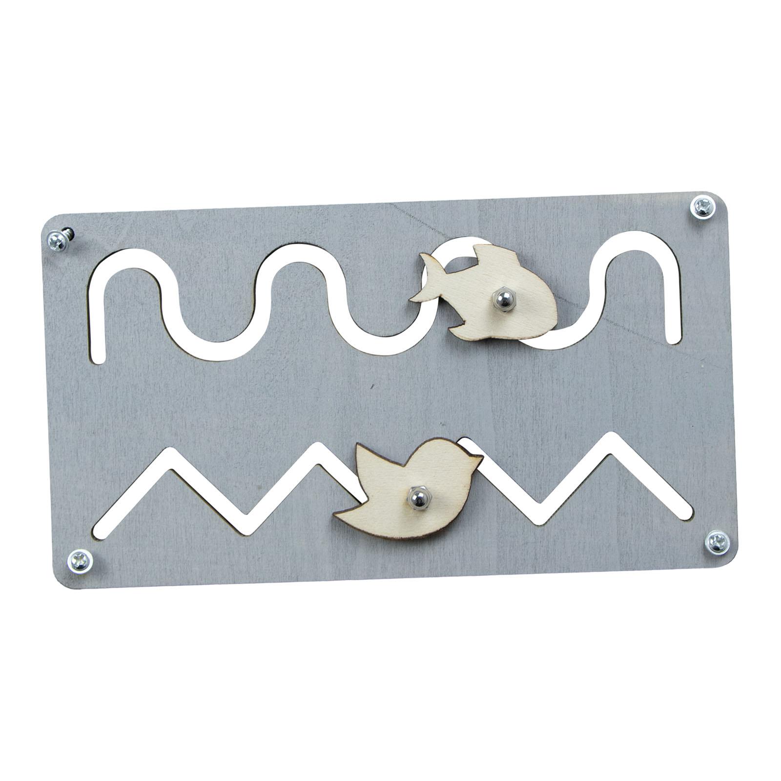 Tablero de Actividades de Made - Montessori Wooden Busy Board Toddler reseña y precio